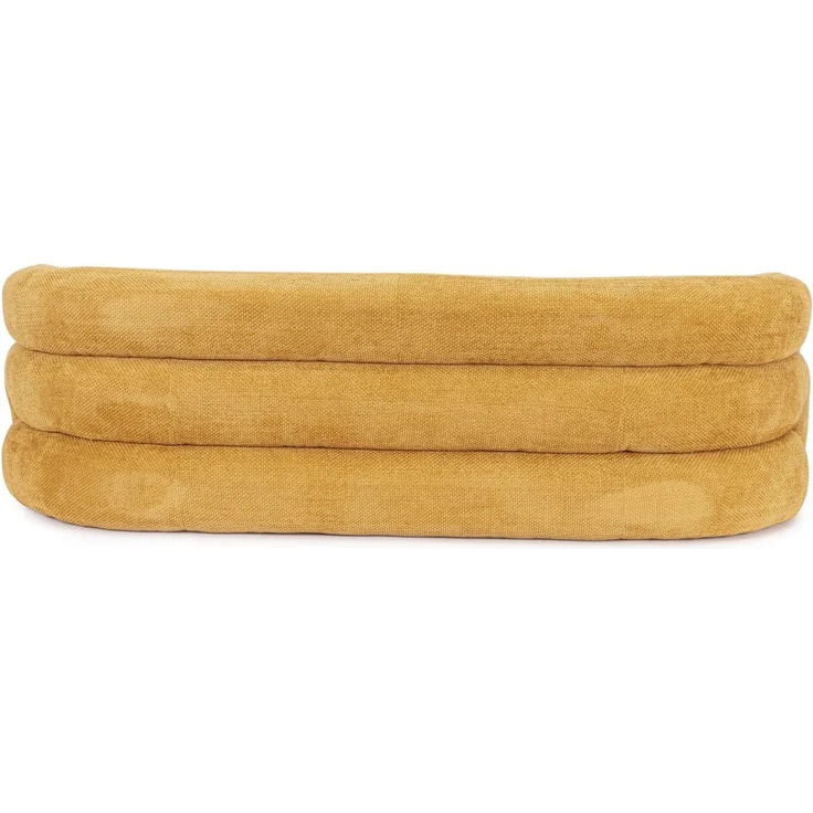 Sofa Clemence aus Stoff, modern gepolstert, Senf Gelb, 2-3 Sitzplätze, Bizzotto – Bild 3