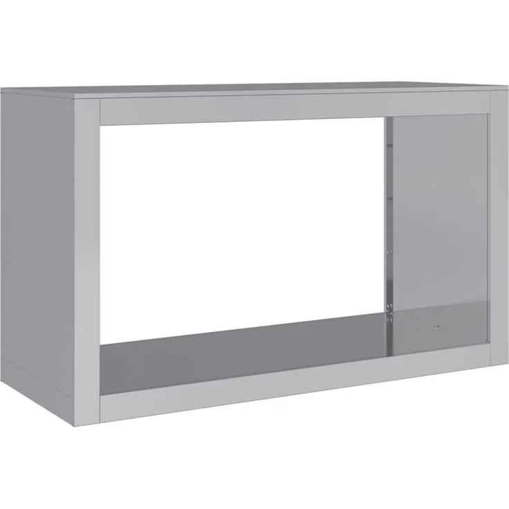 vidaXL Brennholzregal 100x40x60 cm Verzinkter Stahl 850987 – Bild 5