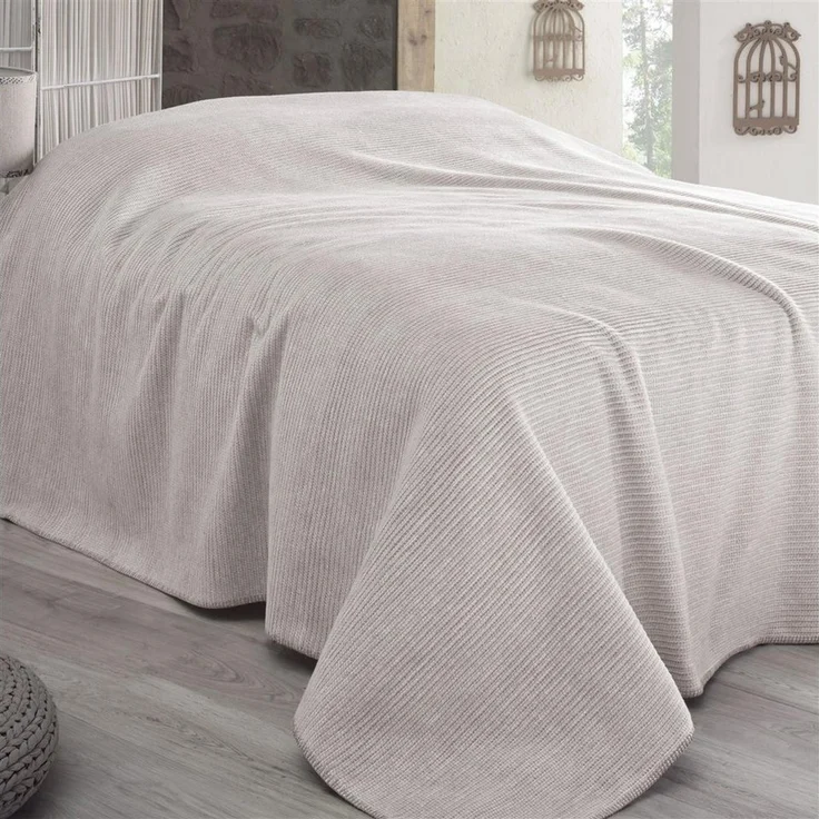 SEI Design Bettüberwurf Adina 200x230 cm, 58% Baumwolle, 400gr/m² – Bild 4