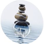 Wenko Static-Loc Wandhaken Uno Kunststoff, Design: Meditaion