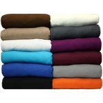 NatureMark Spannbettlaken Winter Thermo Fleece Spannbetttuch, 80% Baumwolle und 20% Polyester, Gummizug: rundum, (1 Stück), 120x200 cm - Naturweiß