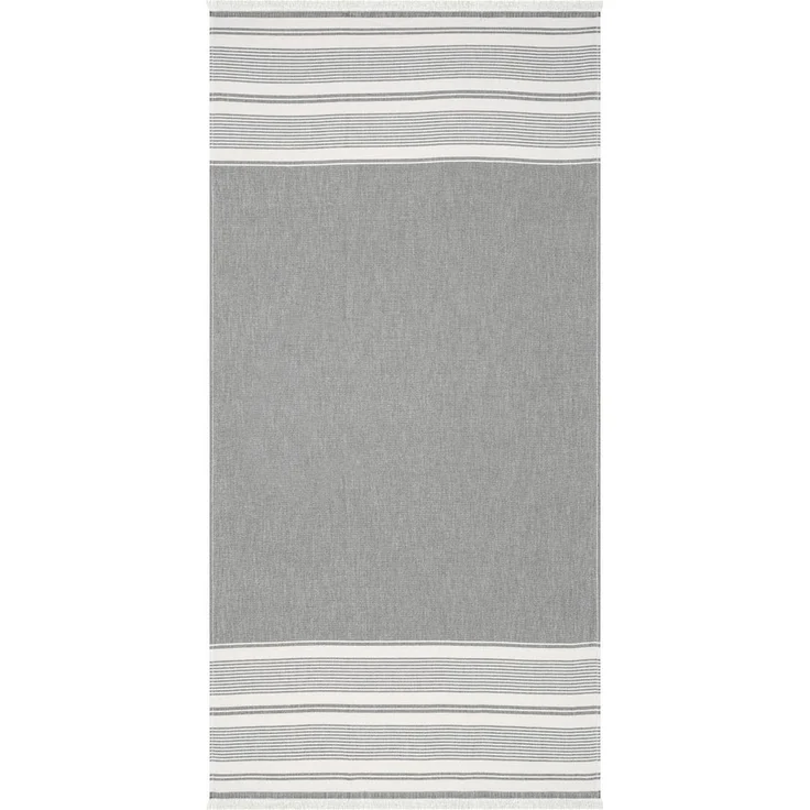 Egeria Strandtuch Pestemal, gewebte Ware (1-St), 80x180 cm, mit Fransen – Bild 1