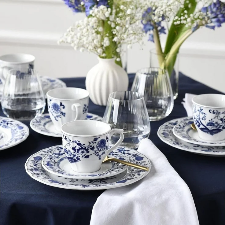 Flora Zwiebelmuster, Kaffeeservice 18-tlg (mo) – Bild 3