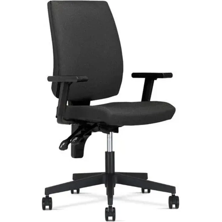 Bürostuhl Taktik Dunkelgrau mit Armlehnen