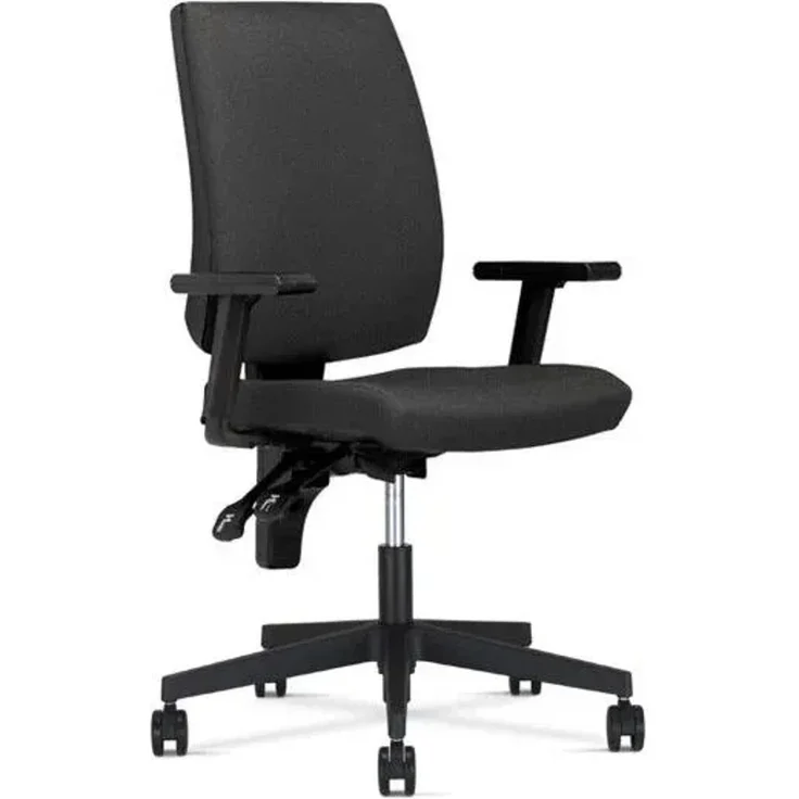 Bürostuhl Taktik Dunkelgrau mit Armlehnen