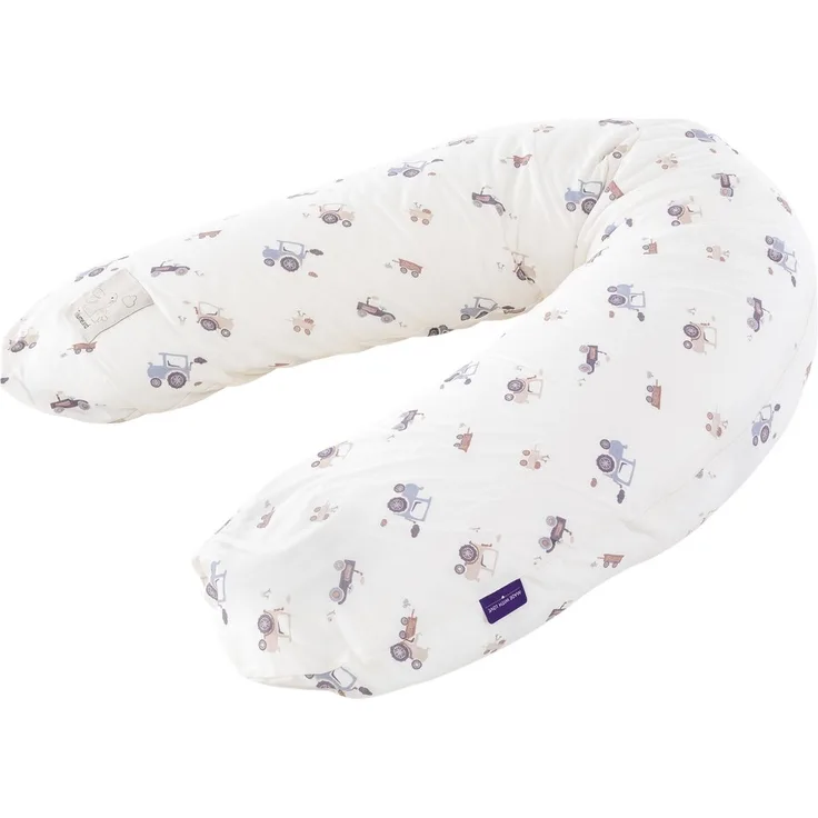 Träumeland Stillkissen elastisch Little Farm blau 180 cm