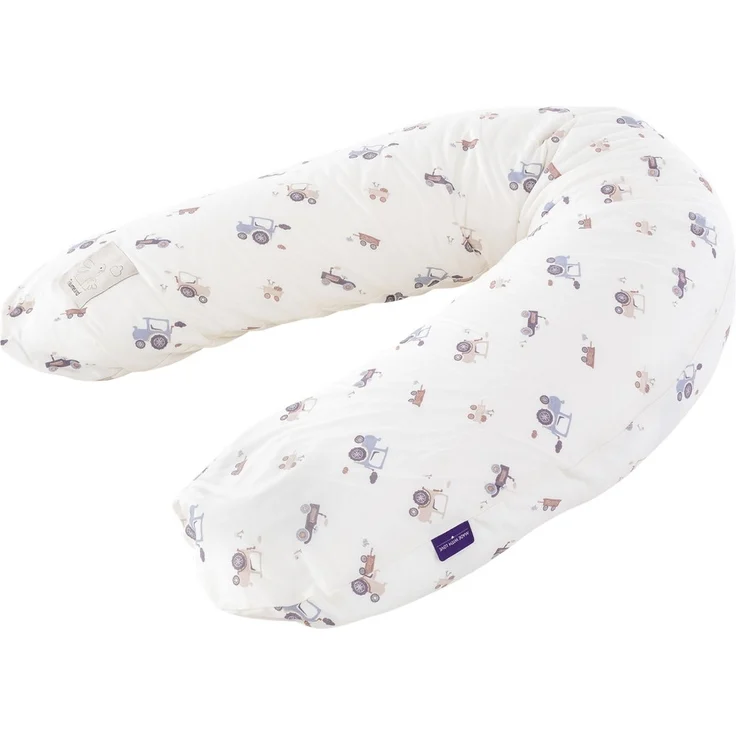 Träumeland Stillkissen elastisch Little Farm blau 180 cm