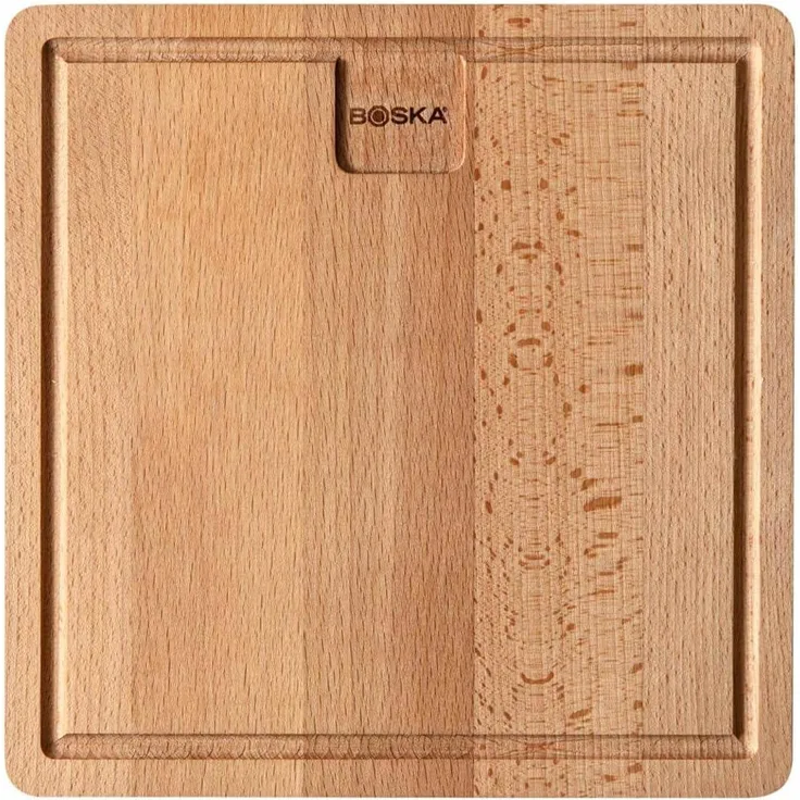Boska Servierbrett Amigo S, Dining Board, Buchenholz, Braun, 23x23 cm, 320061