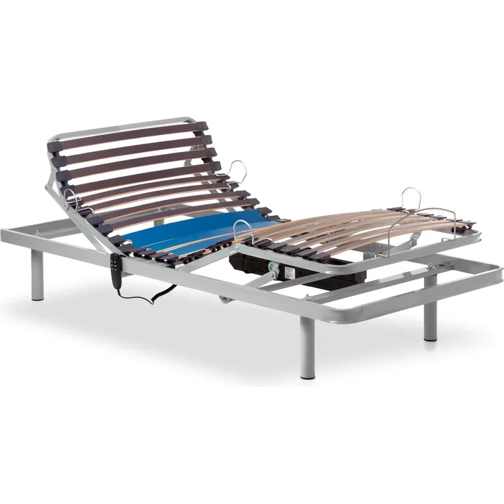 Gerialife® Lattenrost 80x200 cm elektrisch verstellbar (Kabel Fernbedienung)