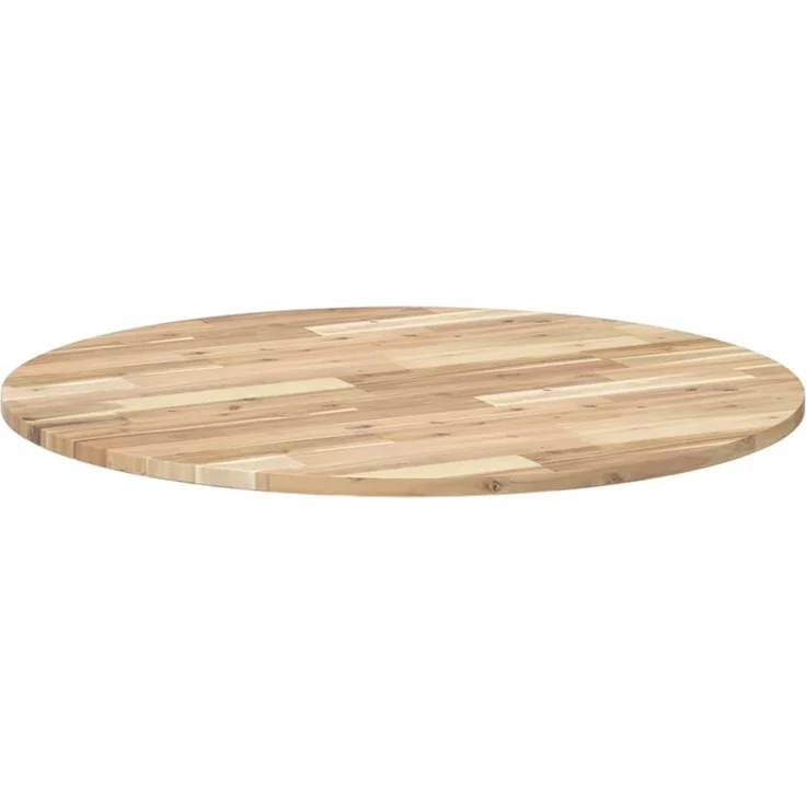vidaXL Tischplatte Rund Ø90x2 cm Massivholz Akazie 4008687 – Bild 7