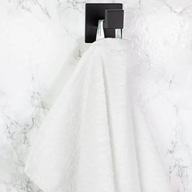 Zollner Duschtücher, 5er Set, Weiß, 70x140 cm, 100% Baumwolle, Oeko-Tex® Standard 100, waschbar bis 95°C, flauschig und strapazierfähig – Bild 4