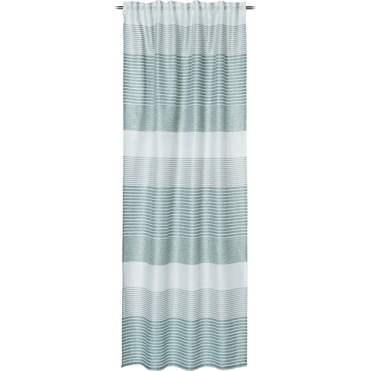 GÖZZE Schlaufenschal BAJAZZO salbei BH 140x245 cm grün Vorhang – Bild 1