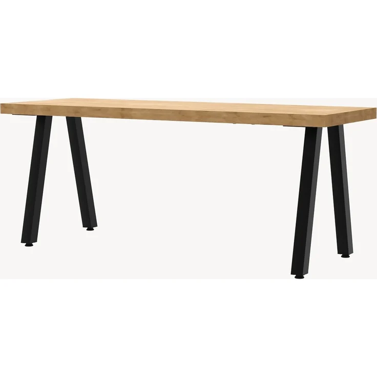 Tischgestell 2er Set Heustreu 45x40cm Schwarz [en. casa] – Bild 2