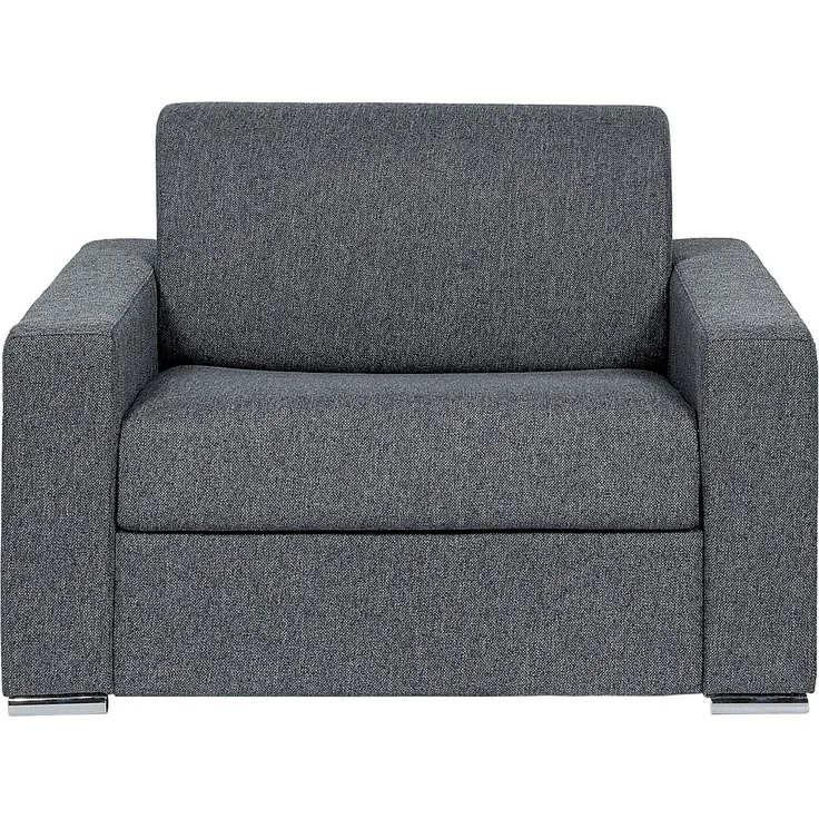 Vente-unique - CALITO - Schlafsessel - Metall - Stahl - Grau - 124 x 95 x 85 cm – Bild 3