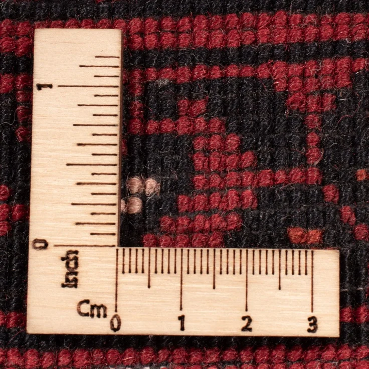 Läufer Afghan - 388 x 77 cm - rot – Bild 5