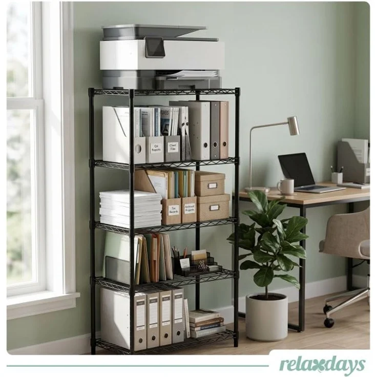 Relaxdays Metallregal Drahtgitter – Bild 3