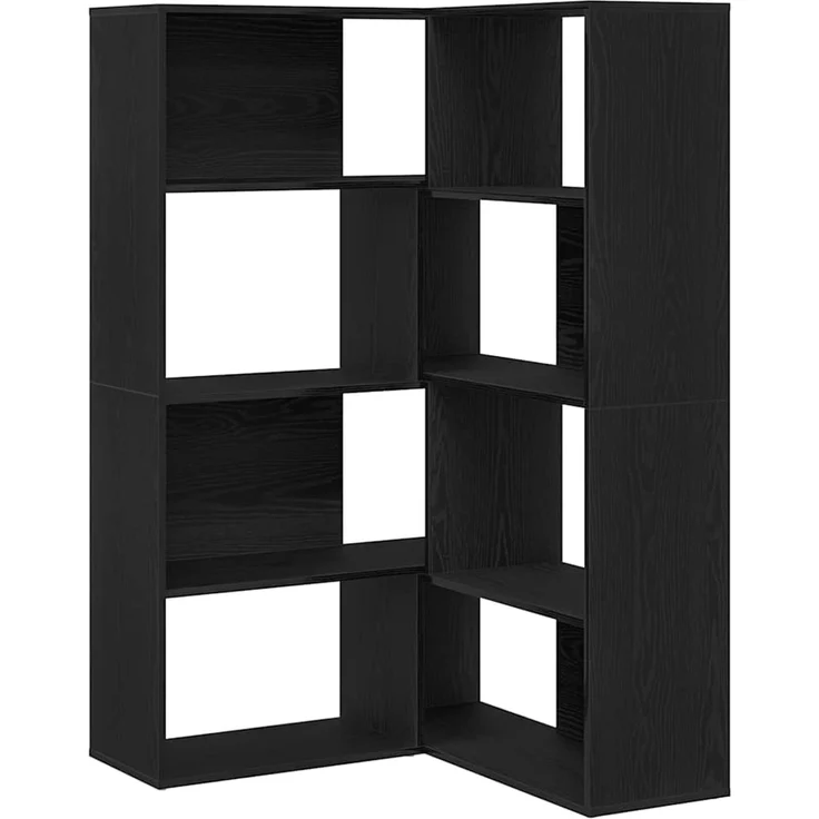 vidaXL Kleiderschrank 2 pcs Schwarz Eichen-Optik 85 x 85 x 140 cm 3345124 – Bild 2