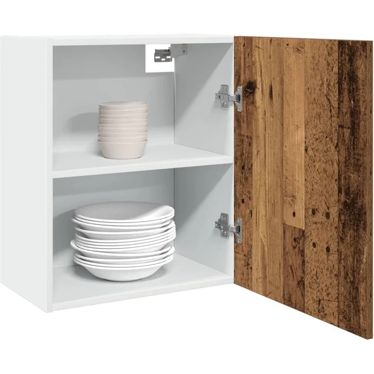 vidaXL Hängeschränke 2 Stk. Lyon Altholz-Optik 50x31x60 cm Holzwerkstoff 856113 – Bild 1