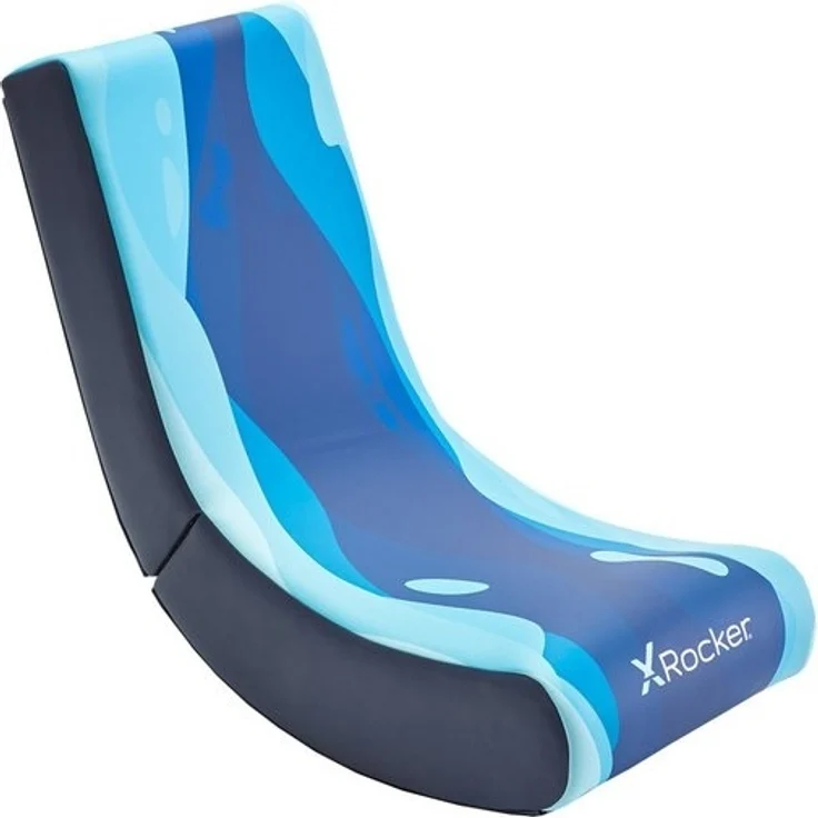 X Rocker Video Rocker Gaming Bodensessel für Kinder - Lava (Blau) – Bild 4