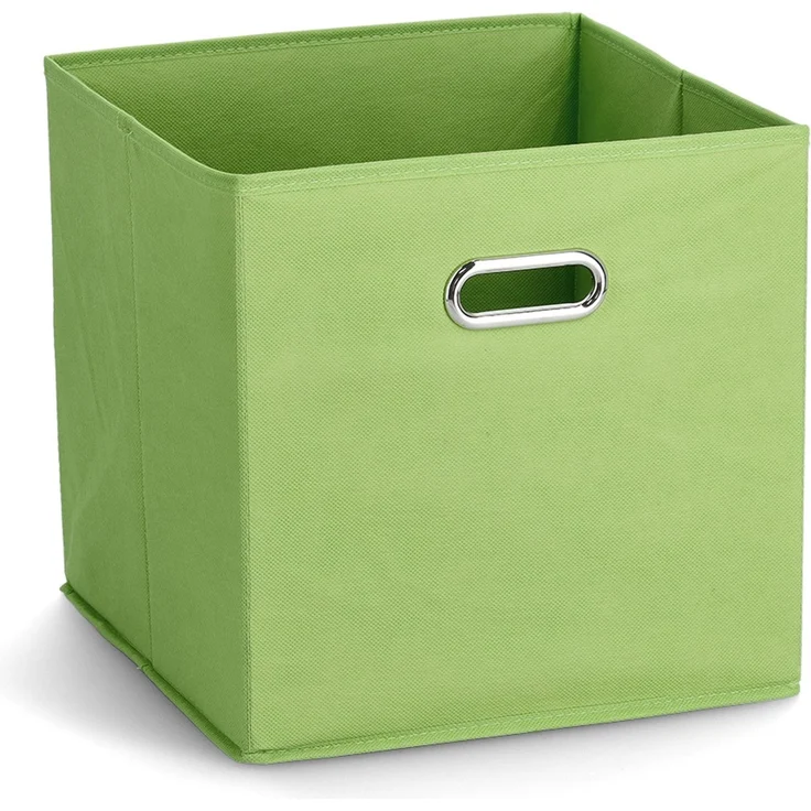 Aufbewahrungsbox mit Griff, Vlies - Grün – Bild 1