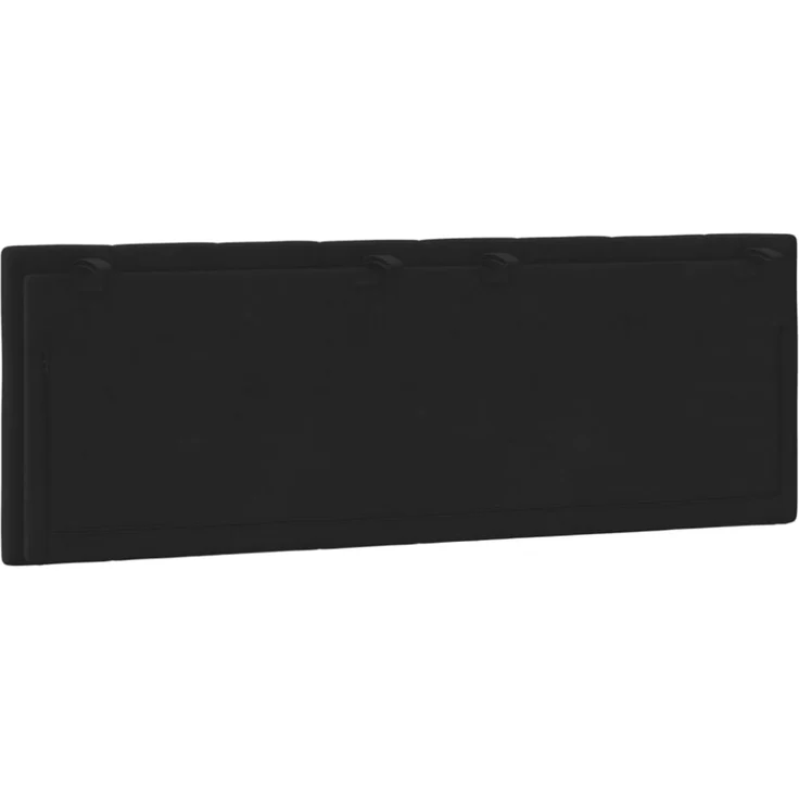 vidaXL Kopfteil-Kissen Schwarz 120 cm Samt – Bild 10