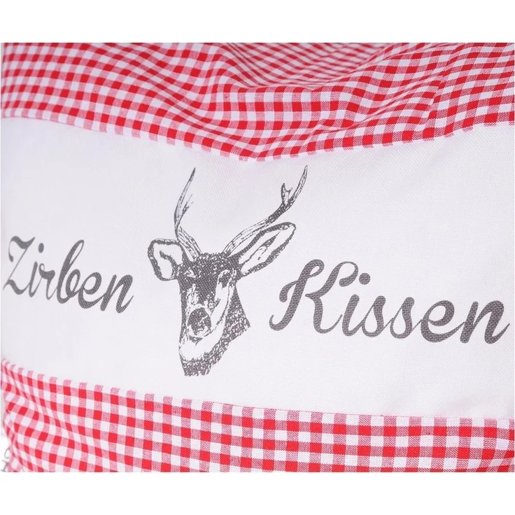 Dr. Berger Zirbenkissen Zirbenkissen Vichy Rot 26 x 19 cm – Bild 2