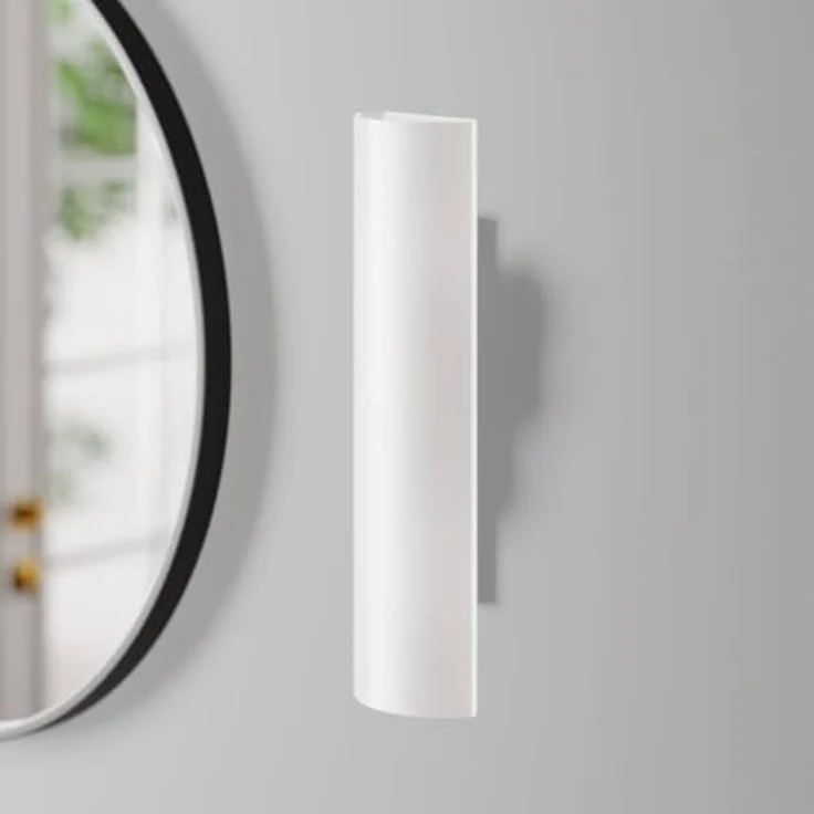 Lindby Wandleuchte Ophelia, Glas Weiß IP20, 2 x 10 W LED – Bild 4