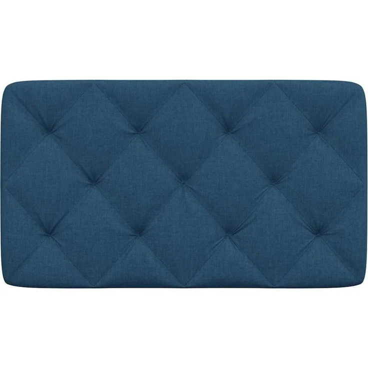 vidaXL Bett Kopfteil-Kissen Blau 80 cm Stoff (1-tlg) – Bild 3