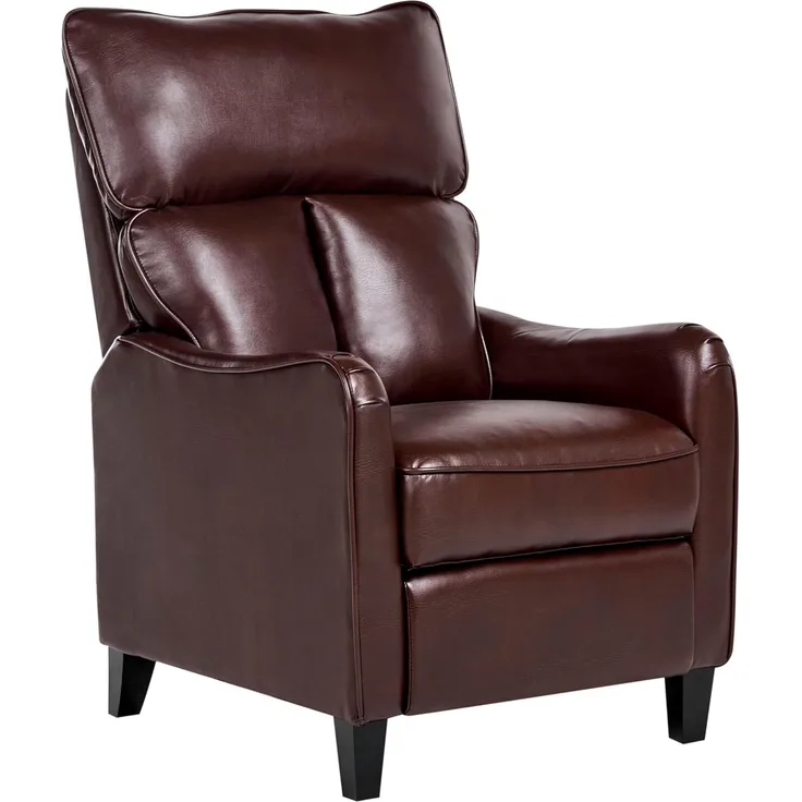 Sessel Kunstleder braun verstellbar ROYSTON