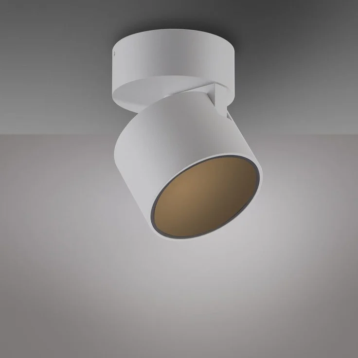Paul Neuhaus LED Deckenspot LED Deckenlampe Spot PURE CUP, Verstellbarer Spot, 1xLED/13Watt, warmweiß, Spotköpfe schwenkbar schwenkbar dimmbar – Bild 2