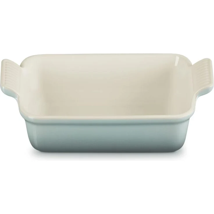 Le Creuset Rechteckige Auflaufform Tradition aus Steinzeug, 19 cm, 1.1 Liter, Sea Salt