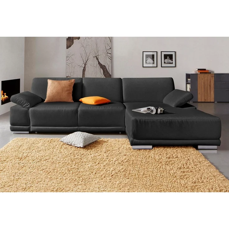 sit&more Ecksofa Coria L-Form, mit XL-Recamiere, wahlweise mit Bettfunktion – Bild 1