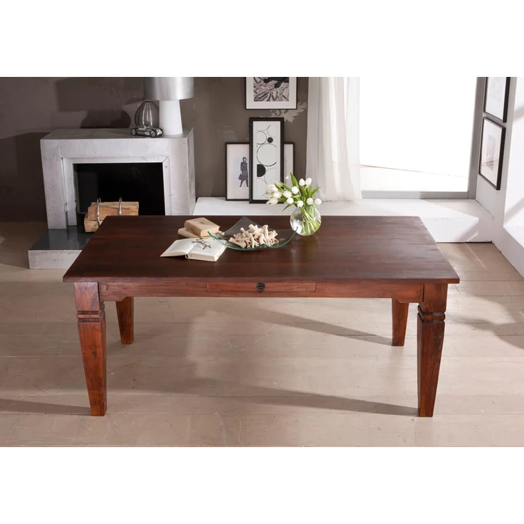 Esstisch Akazie 140x90x76 nougat lackiert OXFORD #602 – Bild 8
