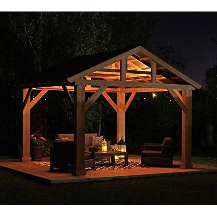 Westmann Holz Pavillon Yukon 1412 | Natur | – Bild 4