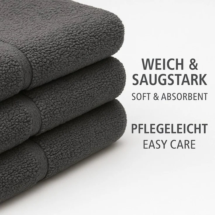 Betz Gästehandtücher 10 tlg. Gästehandtücher-Set PREMIUM 100 % Baumwolle 30x50cm, 100% Baumwolle (10-St) – Bild 3