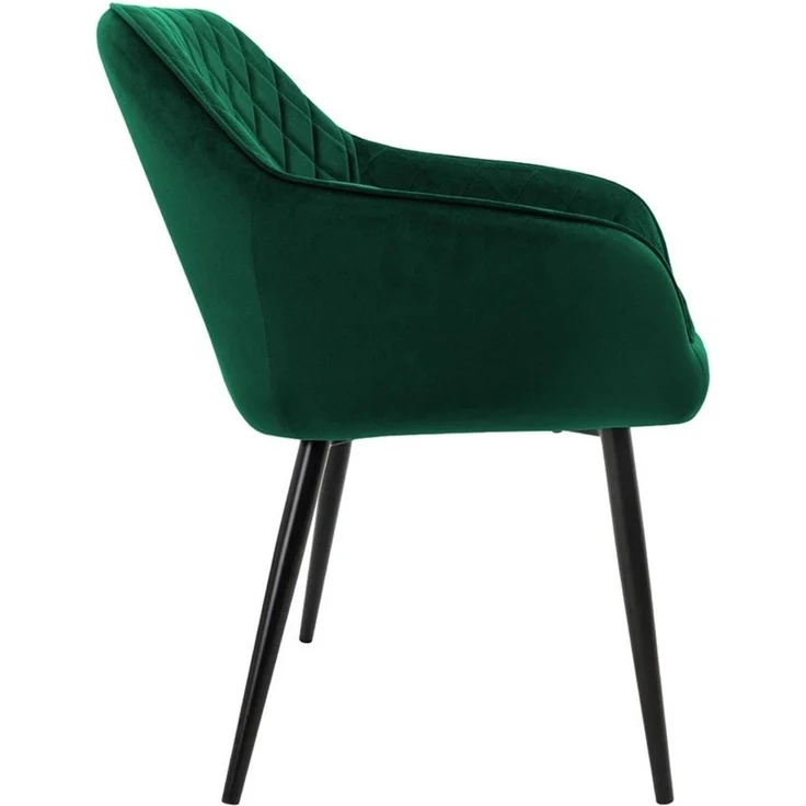 ML-DESIGN Stuhl Esszimmerstühle mit Rücken- & Armlehne moderne Design Küchenstühle (4 St), Polsterstuhl Esstischstühle 4er Set Samtbezug bis 120kg – Bild 2