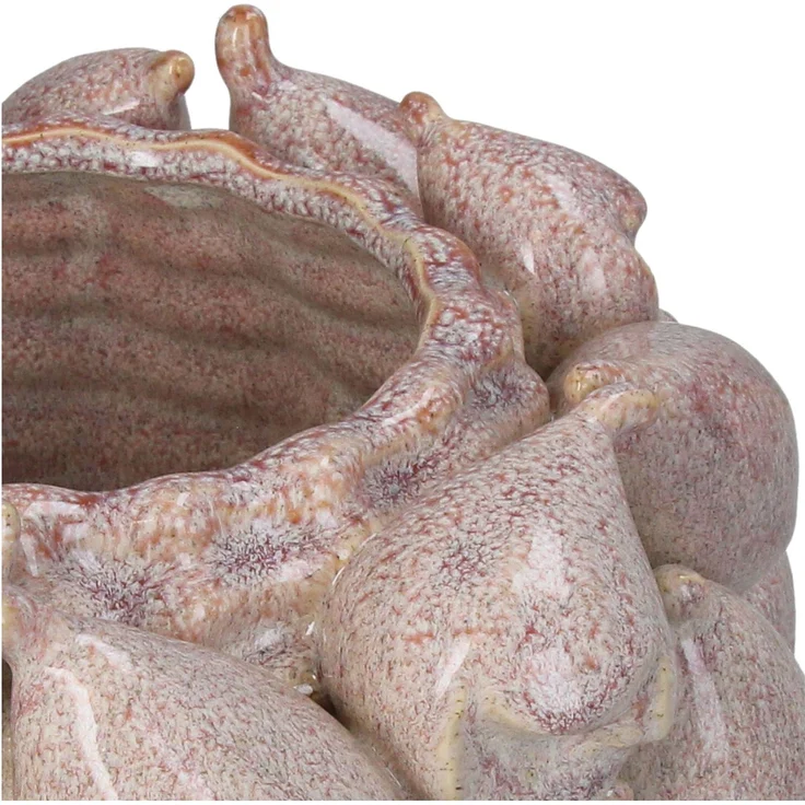 Übertopf PEAR LBH 26.50x26x16 cm rosa Blumentopf Blumenkübel Pflanzenkübel – Bild 2