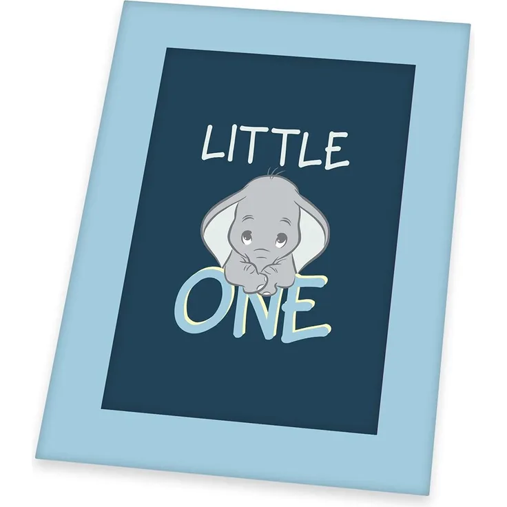 Klaus Herding GmbH Disney's Dumbo Krabbeldecke, 100x135 cm, Außenmaterial: 100% Baumwolle, Füllung: 100% Polyester 3135401216412 Blau