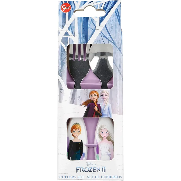 Besteck-Set | Disney Eiskönigin | Frozen | 2-teilig | Kinder Gabel und Löffel