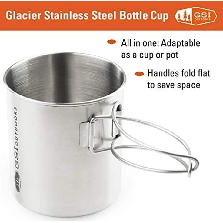 GSI Outdoors Glacier Bottle Eins/Eine(r) 0 71 l Edelstahl Edelstahl Universal 1 Stück(e) – Bild 2