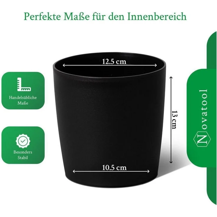 Novaliv Kräutertopf - (1 St), 1x Kräutertöpfe – Bild 2