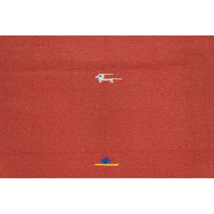 Kelim Teppich - Trendy 180x120 cm - rot – Bild 2