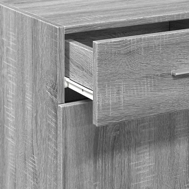 vidaXL Sideboard Grau Sonoma 45x42,5x93 cm Holzwerkstoff 846290 – Bild 9