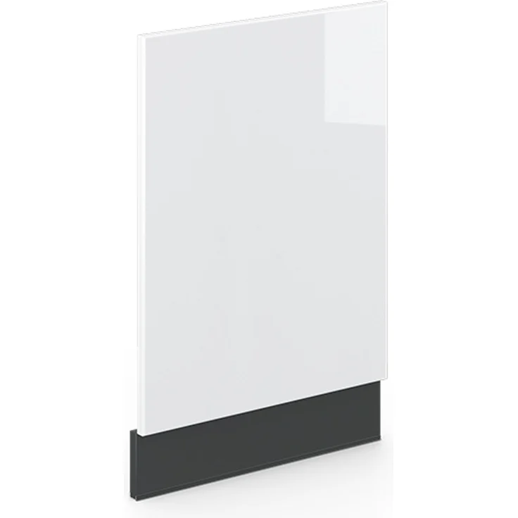 Frontblende Fame-Line Weiß Hochglanz 45 cm ohne Arbeitsplatte Vicco – Bild 1