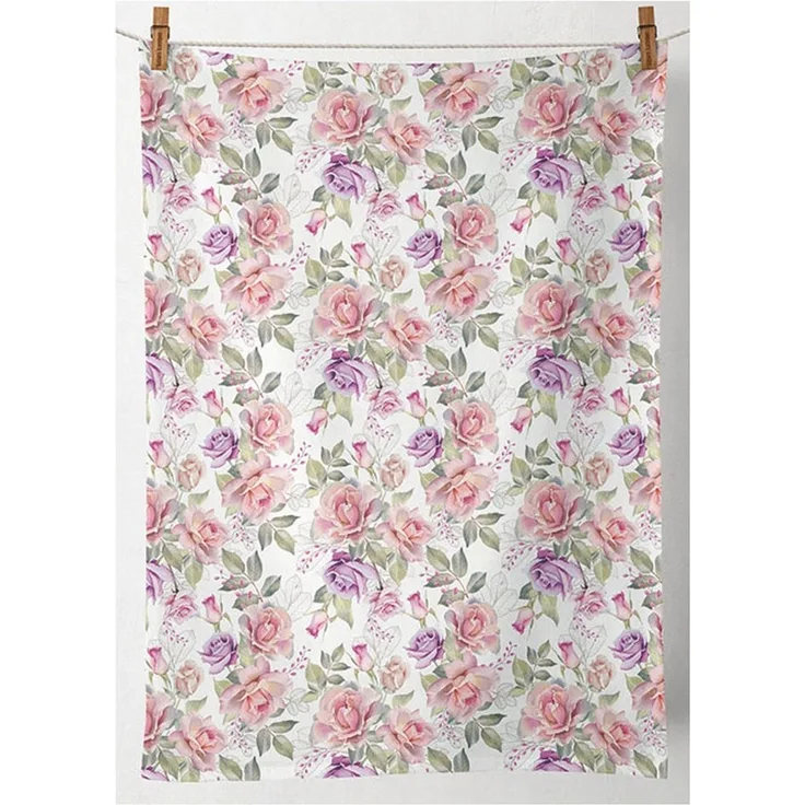 Ambiente® Geschirrtuch Josephine, (1-tlg, 1-teilig), Geschirrtücher ca. 50x70cm Baumwolle