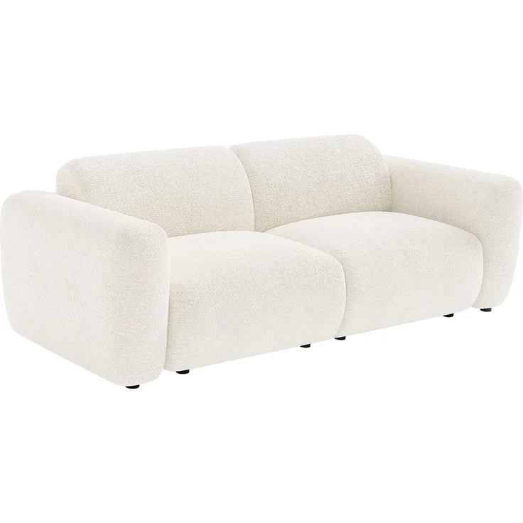 Maison Céphy - POGNI - Modulierbares Sofa - Plastik - Kunststoff (PVC) - Weiß - 206 x 97 x 73 cm – Bild 3