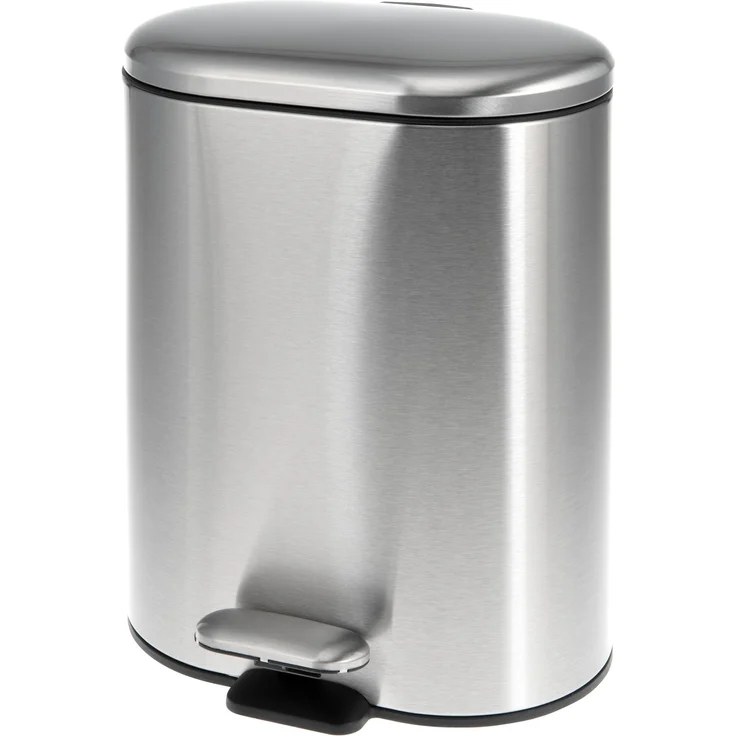 bremermann Kosmetikeimer Treteimer BARBENA - 6 Liter // Edelstahl Anti-Fingerabdruck Softclose – Bild 1