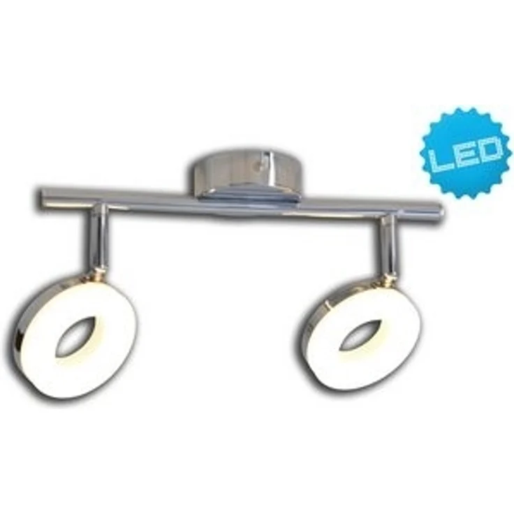 näve Deckenleuchte LED 2er Wand-u. Deckenspot, LED fest integriert, lichtrichtung einstellbar – Bild 6