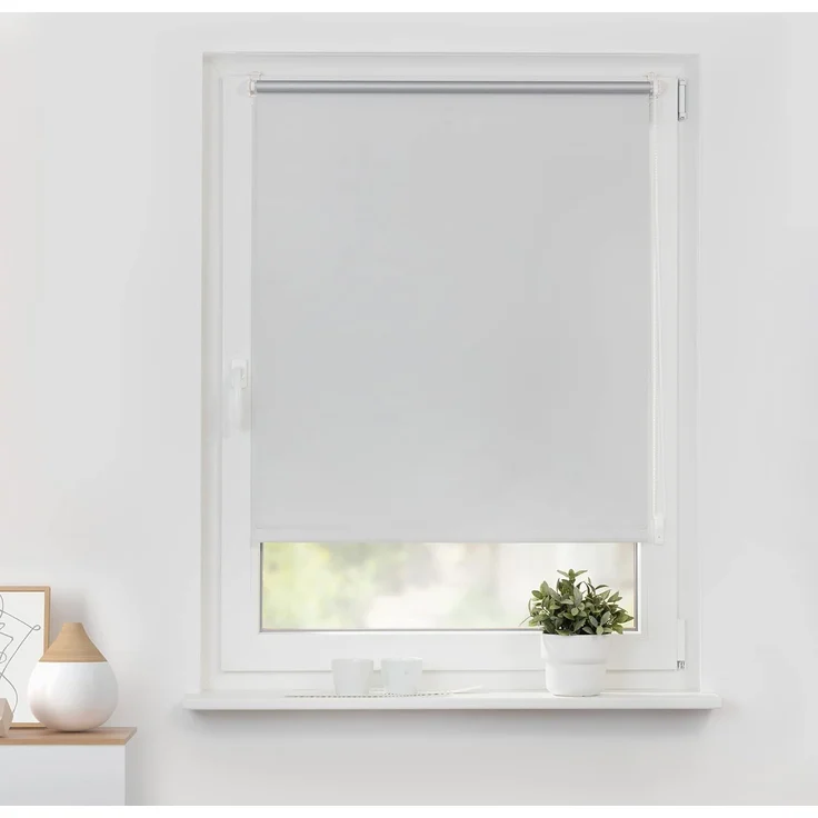 Lichtblick Sonnenschutzsysteme GmbH Thermo-Rollo Vancouver 60 cm x 220 cm (BxL) Weiß Verdunkelnd & Thermofunktion; Klemm- und schraubbar; Energiesparend – Bild 2
