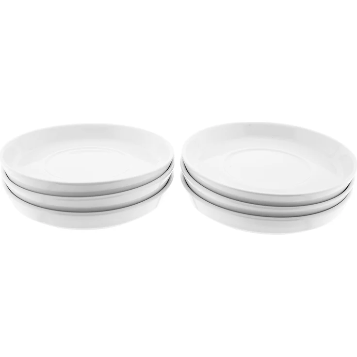 6-teiliges Unterteller-Set aus Porzellan – ideal für Kaffee & Tee – Bild 2